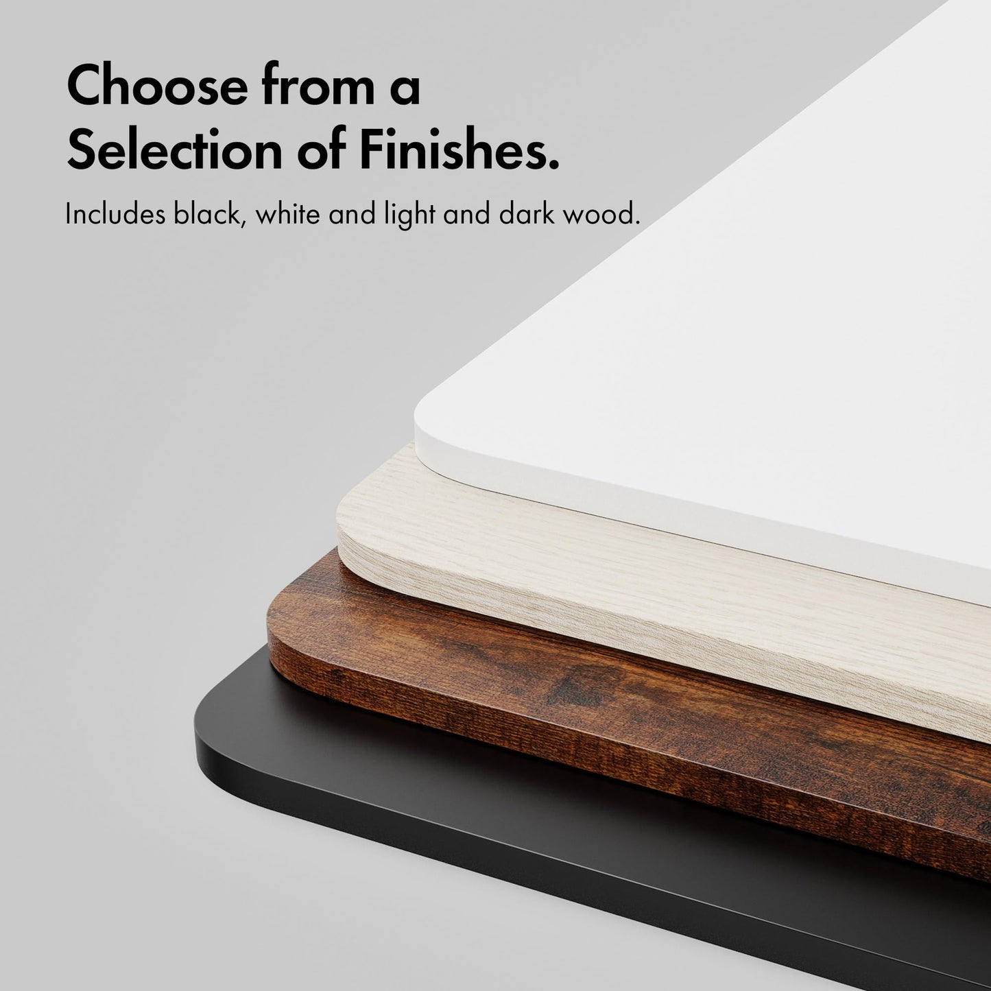 VonHaus Standing Desk Converter, Height Adjustable Computer Workstation with Keyboard Shelf, Dual Monitor Desk Riser w/Tablet Holder - 80x40cm (Black)